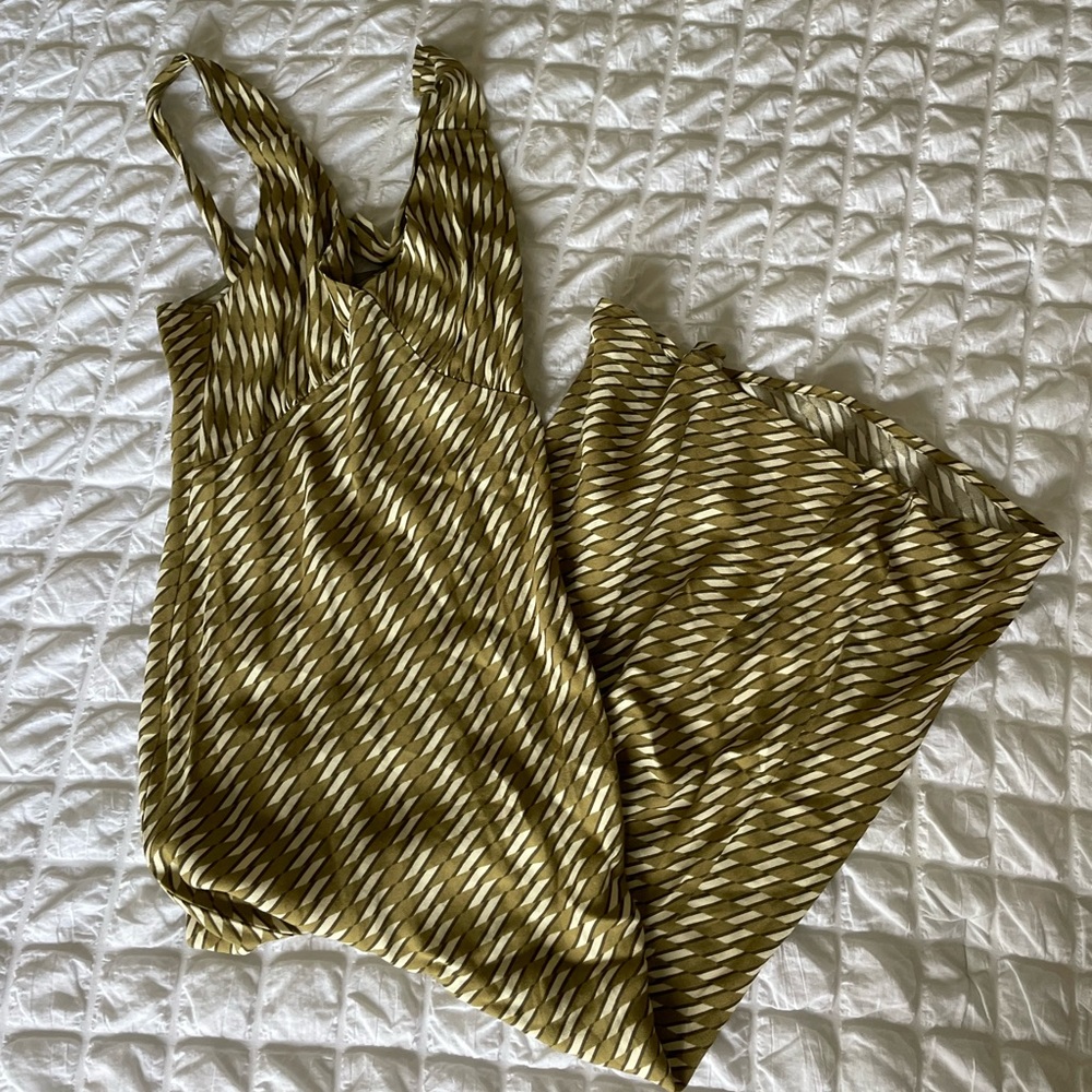 Reformation midi slip printed dress
